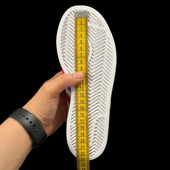 adidas Originals Superstar Boys Casual Sneaker Size 3 White Multi Lace Up - Picture 10 of 16